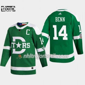Barn Ishockey Dallas Stars tröja Jamie Benn 14 Adidas 2020 Winter Classic Authentic